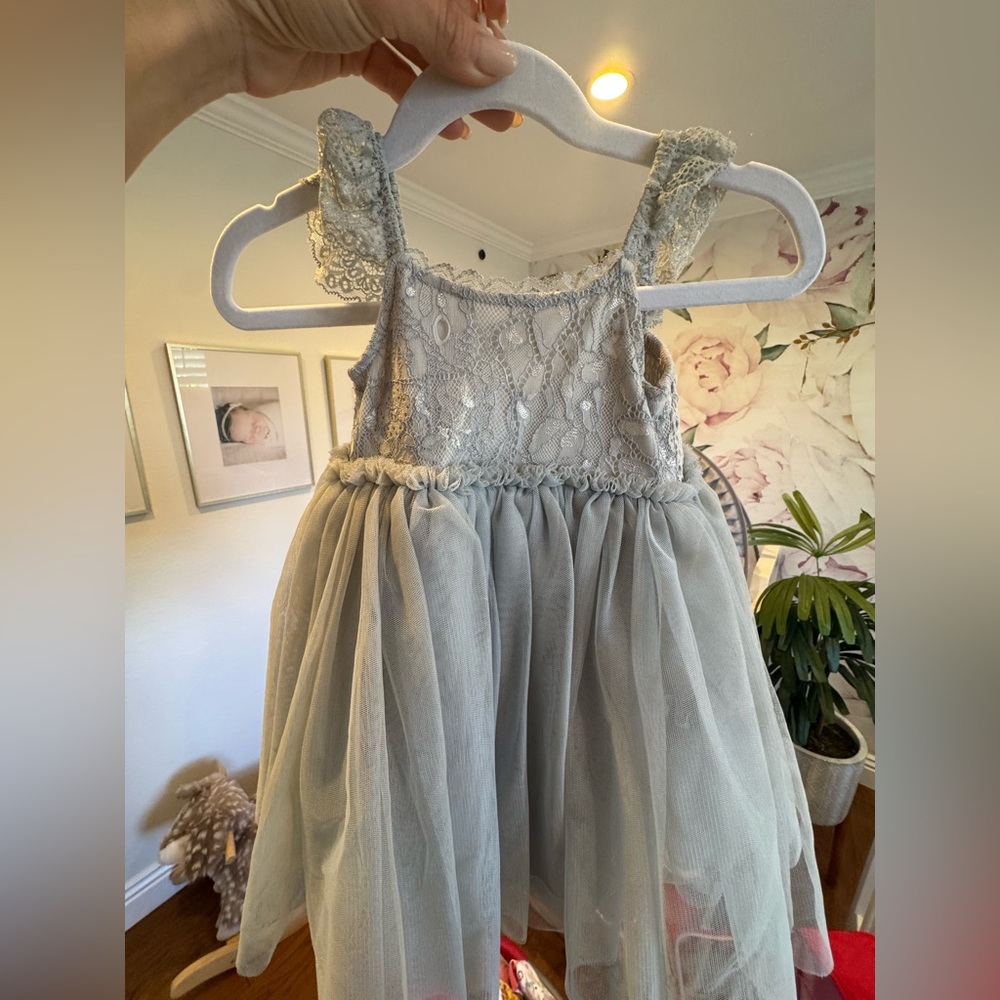 Noralee Camilla Dress - Frost - Size 18 Months - Picture 3 of 6